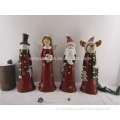 Hot sale outdoor MGO decorative snowman,santa, deer figure for christmas